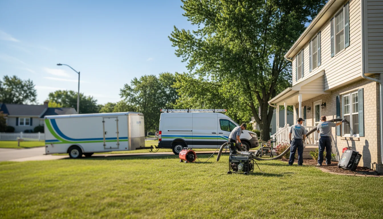 Flooded Basement Restoration And Cleanup With Repair in Carmi, IL near me